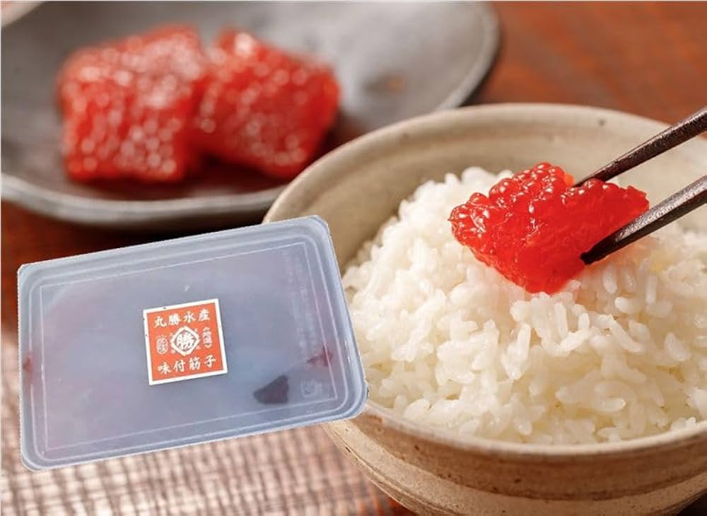 Amazon.co.jp: 天然紅鮭の筋子醤油漬け（ご贈答にも最適容器）500g