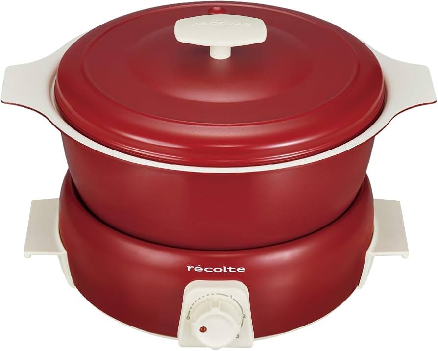 Amazon.co.jp: レコルト ポットデュオ タント 卓上電気鍋 卓上鍋 両手