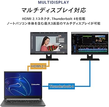 Amazon.co.jp: ガレリア クリエイターノートPC GALLERIA DL7C-IG-C4