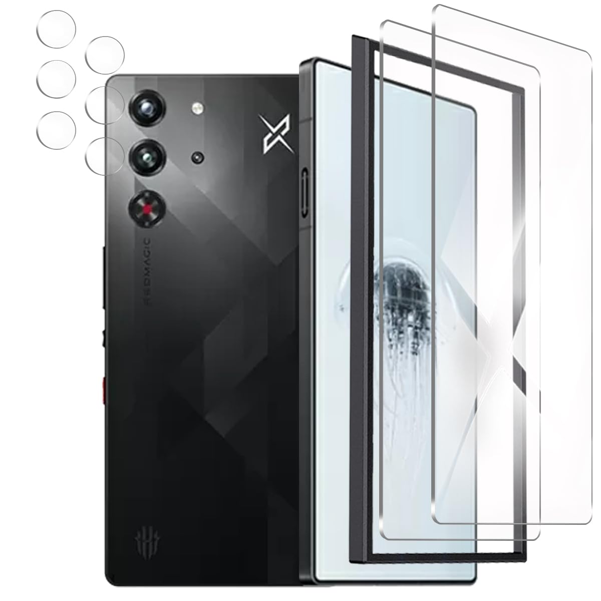 Amazon.co.jp: REDMAGIC 10 Pro ガラスフィルム + REDMAGIC 10 Pro