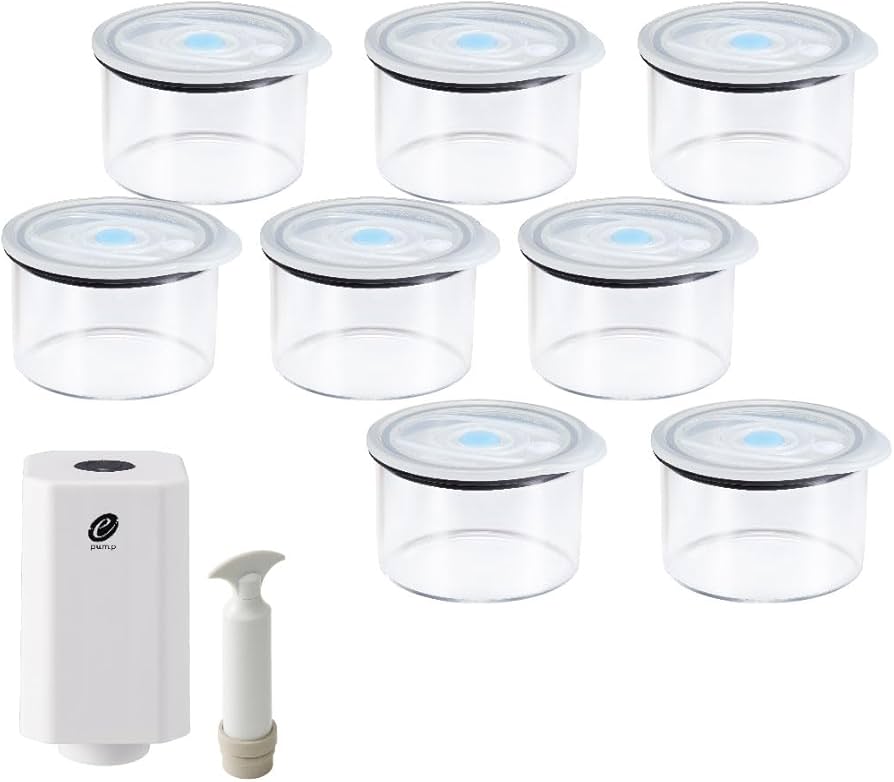 Amazon｜[アサヒ軽金属]【真空アラカルト8個+e-ポンプセット】 耐熱