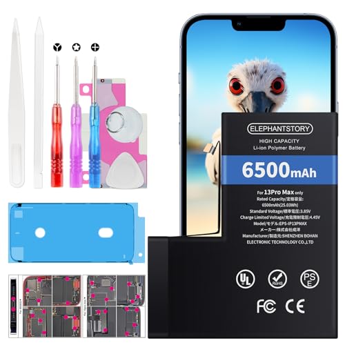 Amazon | For iPhone 13 Pro Max バッテリー 交換用 6500mAh 大容量