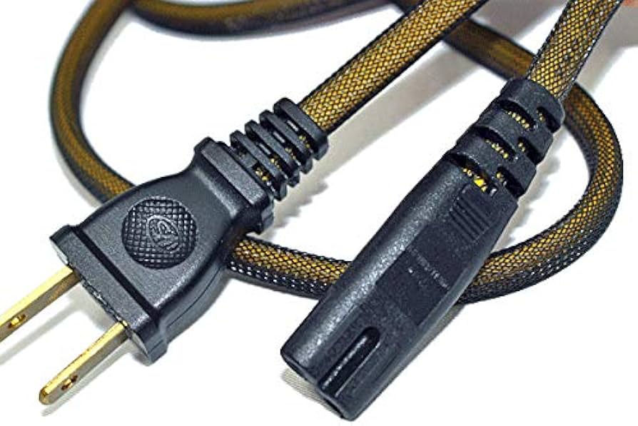 Amazon | プロケーブル 非メッキ メガネ電源ケーブル【ケーブル長】1.0