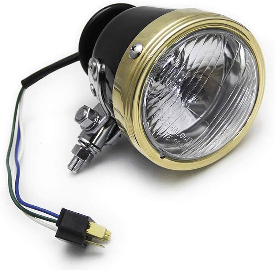 Amazon | MOTOR ROCK 69ライト Type1 ブラスリム ブラック MR-LIT002B