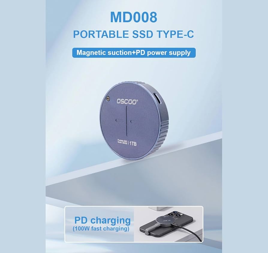 Amazon | OSCOO スマホ用ストレージ MD008 磁気でスマートフォンの裏側