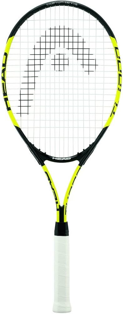 Amazon | HEAD チタン1000テニスラケット イエロー/ブラック | ヘッド