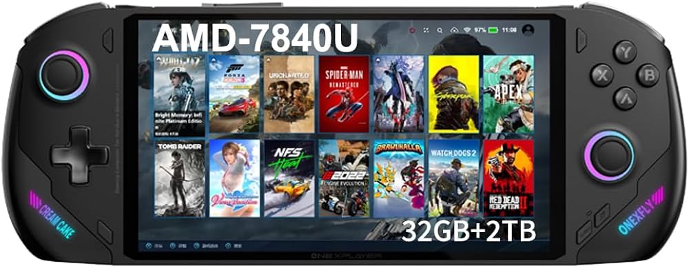 Amazon.com: XAMMUE Onexfly F1 [AMD Ryzen 7-7840U] 7 Inches