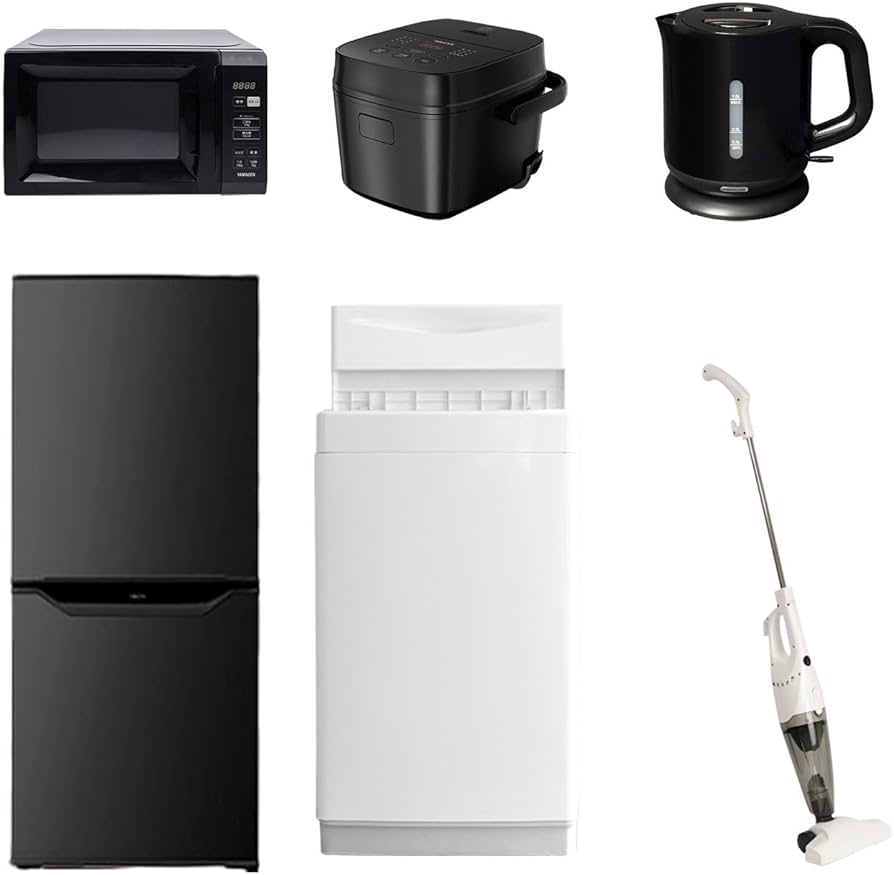 Amazon | [山善] 【新生活家電6点セット】 家電セット 冷蔵庫106L 洗濯