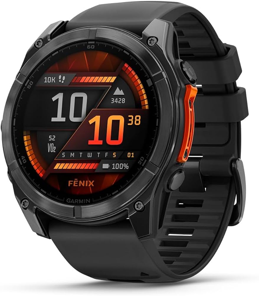 Amazon.com: Garmin fēnix® 8 – 51 mm, AMOLED, Premium Multisport