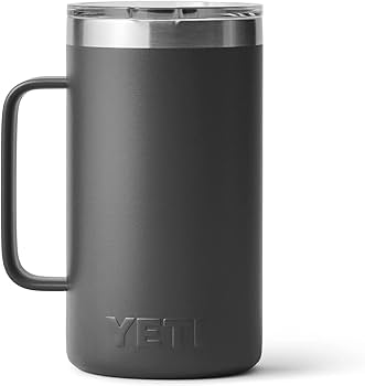 Amazon.co.jp: YETI Rambler 24 oz Mug, Vacuum Insulated, Stainless