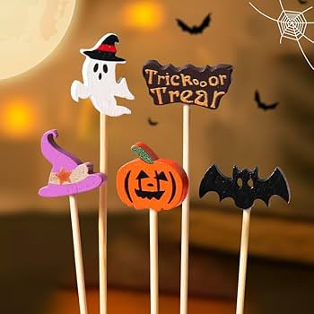 Amazon.co.jp: SITEDAN ハロウィン カクテルピック フルーツピック 100