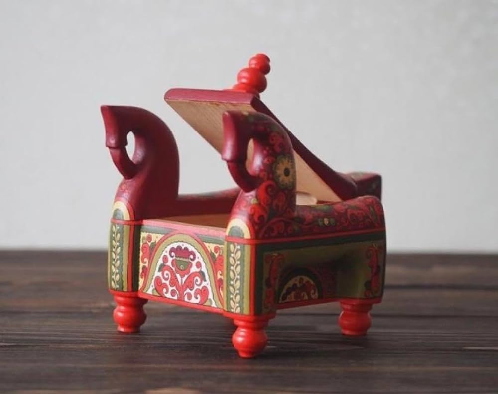 Amazon｜ロシア雑貨馬型ジュエリーBox 小物入れ horsesオリガ作