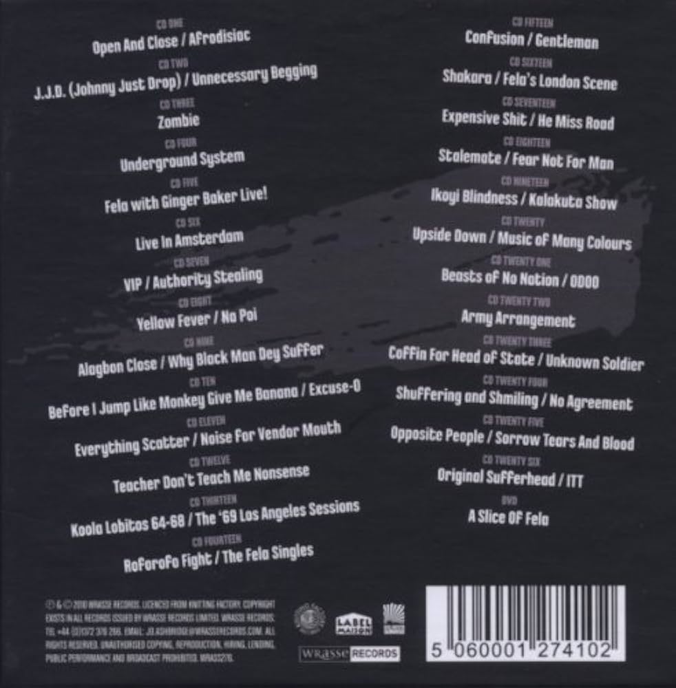 Amazon.co.jp: The Complete Works of Fela Anikulapo Kuti: ミュージック