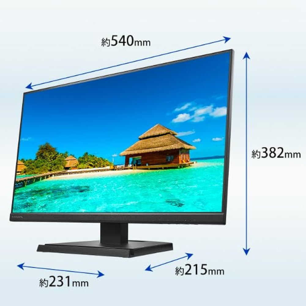 Amazon.co.jp: I-O DATA アイ・オー・データ 3辺フレームレス&広視野角