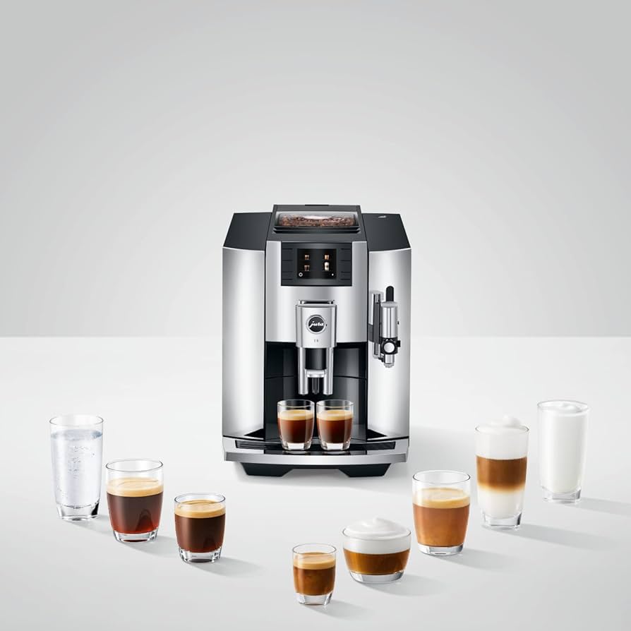 Amazon | 【公式】 JURA E8 Chrome ユーラ 全自動コーヒーマシン
