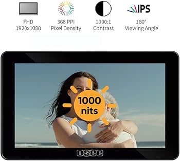 Amazon | Osee Lilmon 5 高輝度1000nit 5.5インチ タッチスクリーン