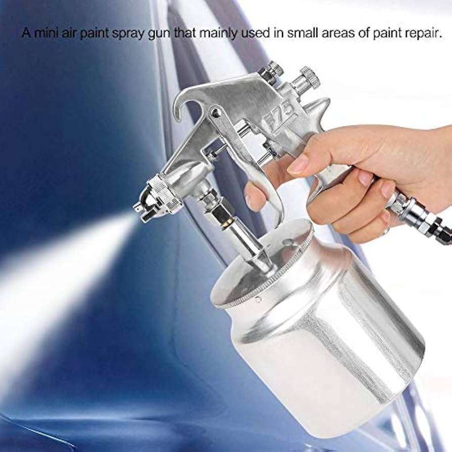 Spray Paint Gun Pneumatic Paint Gun F-75S 1.5mm Nozzle 750ml Pot