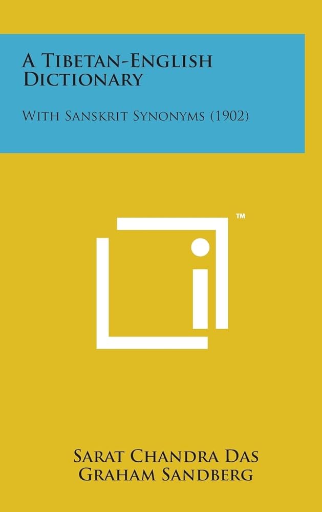 Amazon | A Tibetan-English Dictionary: With Sanskrit Synonyms