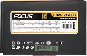 Amazon | オウルテック Seasonic製 ATX電源 750W 80PLUS GOLD認証 セミ