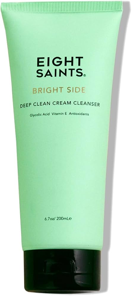 Amazon.com: Eight Saints Bright Side Cream Facial Cleanser