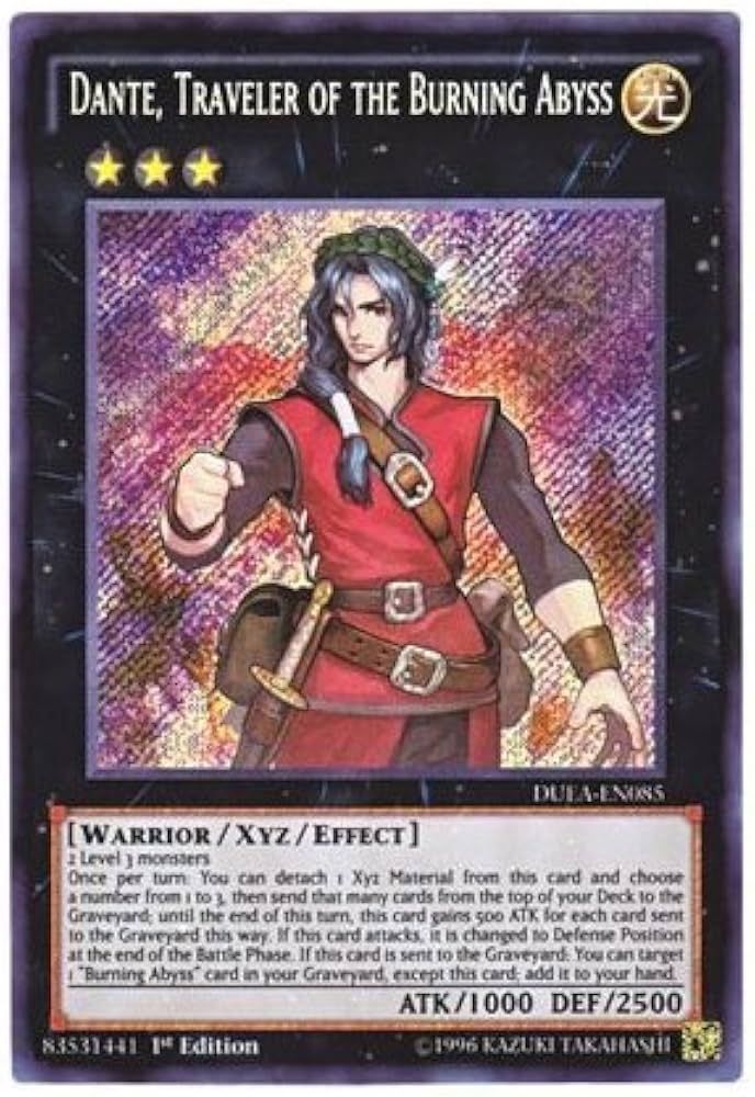 Amazon.co.jp: 遊戯王 英語版 DUEA-EN085 Dante, Traveler of the