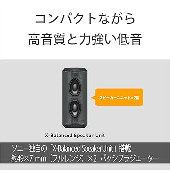 Amazon.co.jp: ソニー(SONY) ワイヤレススピーカー SRS-XE300 :防水