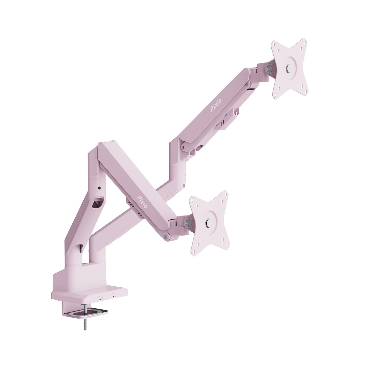 Amazon.co.jp: Pixio PS1D Wave Pastel Pink モニターアーム デュアル