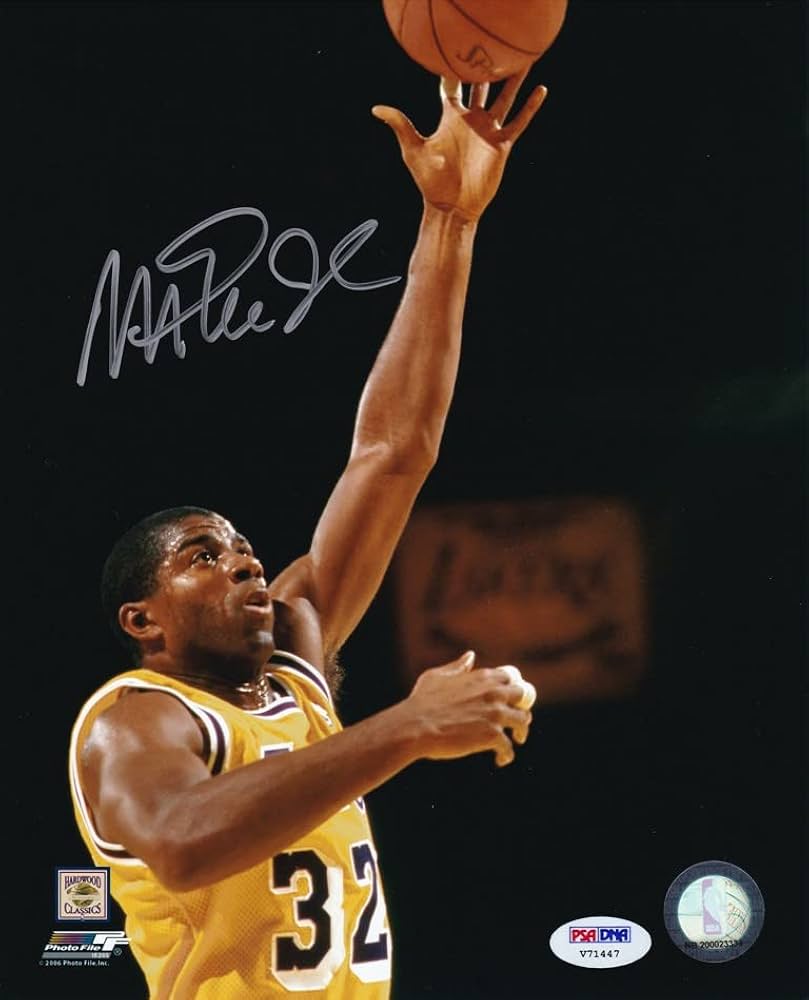 Amazon.co.jp: マジック・ジョンソン 直筆 サイン 入り 8×10 ポスター