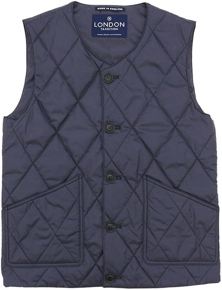 Amazon | [ロンドントラディション] キルティングベスト メンズ