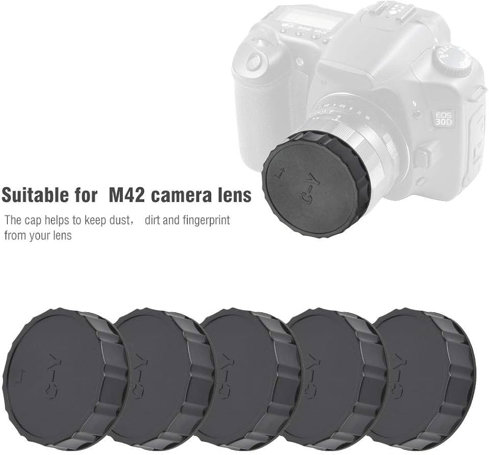 Amazon | レンズリアキャップ、5枚セット、Contax/Yasica CY マウント