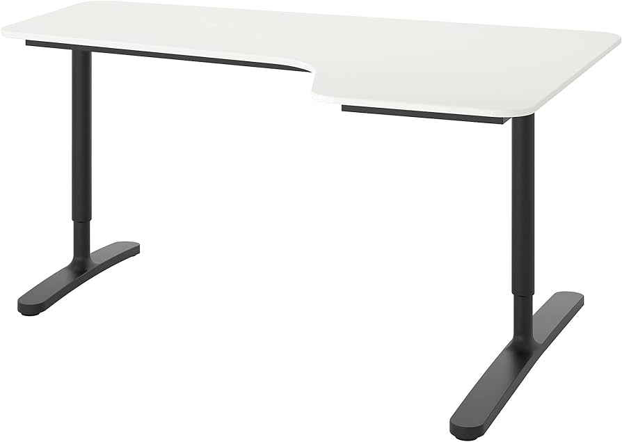 Amazon.co.jp: IKEA BEKANTコーナーデスク右、160x110cm、ホワイト