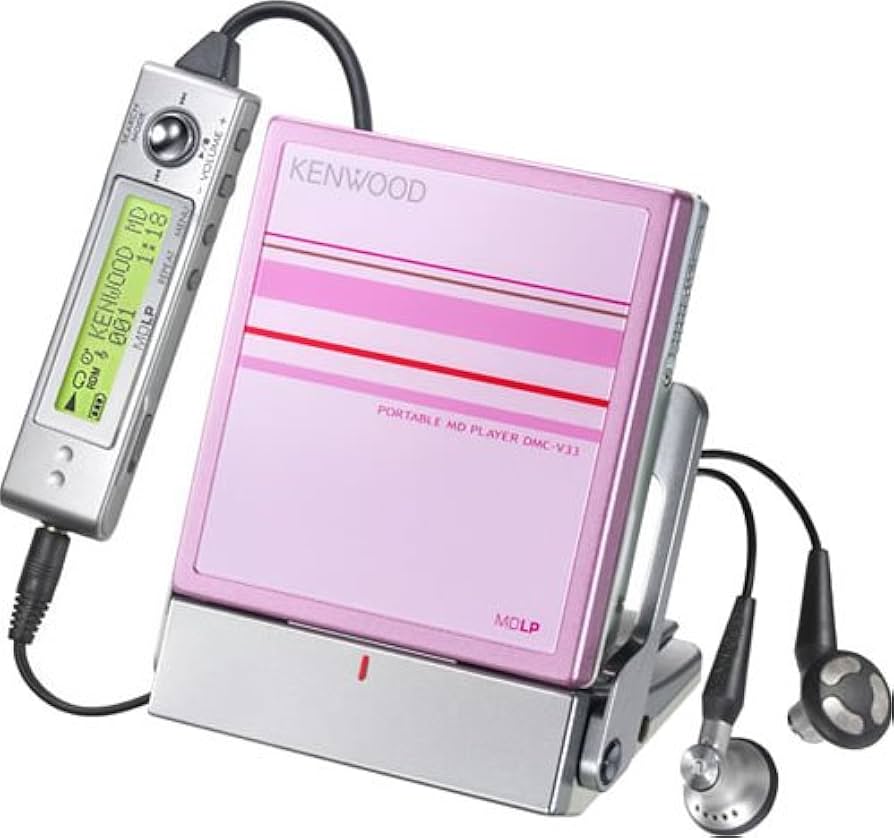 Amazon.co.jp: KENWOOD DMC-V33-P ポータブルMDプレイヤー ピンク