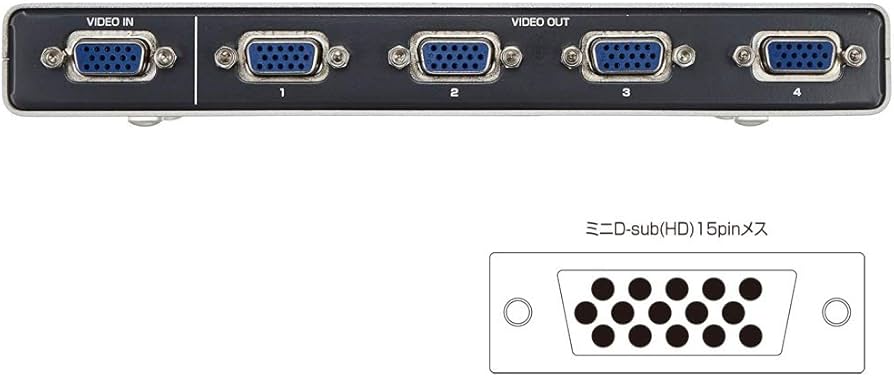 Amazon | サンワサプライ 高性能ディスプレイ分配器(4分配) VGA-SP4