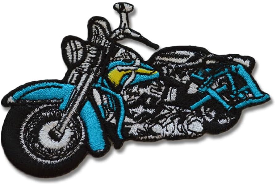 Amazon.co.jp: ワッペン のりもの くるま バイク ビンテージアメリカン