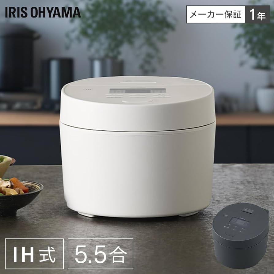 Amazon | 【お手入れ簡単/進化した早炊き】アイリスオーヤマ 炊飯器