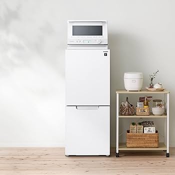 Amazon | シャープ SHARP ガラスドア 冷蔵庫 (幅49.5cm) 152L SJ-GD15J
