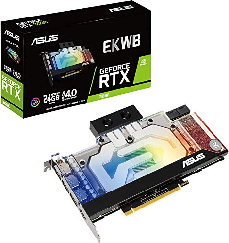 Amazon | ASUS EKWB GeForce RTX 3090 24GB GDDR6X (PCIe 4.0、24GB