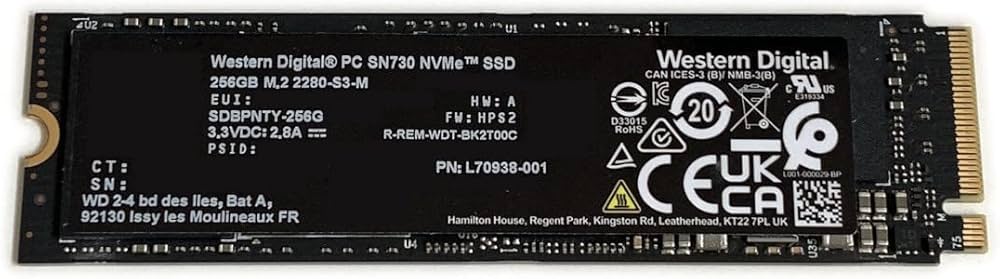 Amazon | Western Digital WD 256GB ゲーミング SSD PC SN730 ブラック