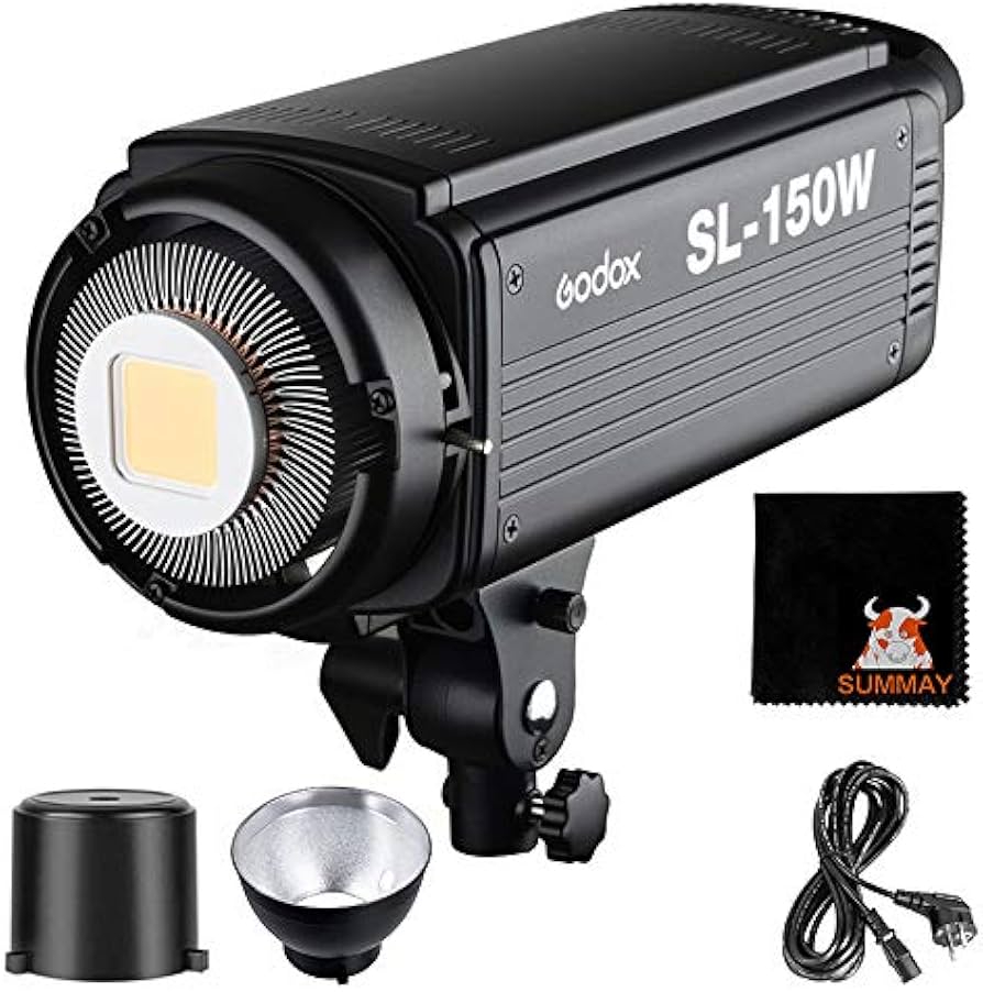 Amazon | GODOX SL150W LEDスタジオライト 150W 定常光 色温度5600
