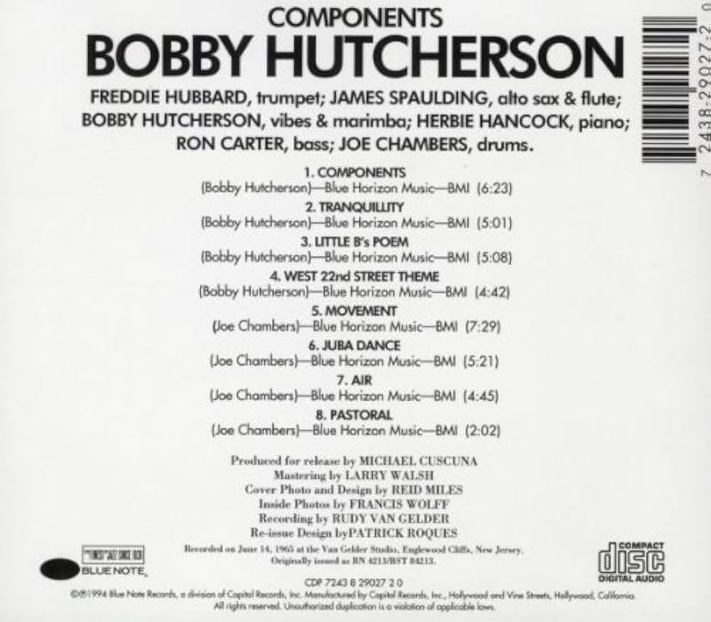 Hutcherson, Bobby - Components - Amazon.com Music