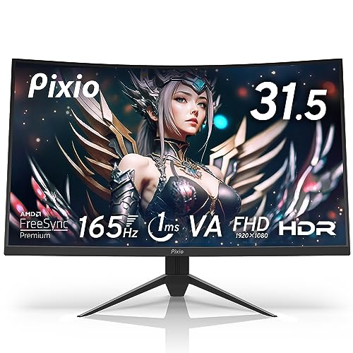 Amazon.co.jp: Pixio PXC325 湾曲 ゲーミングモニター 32インチ FHD VA
