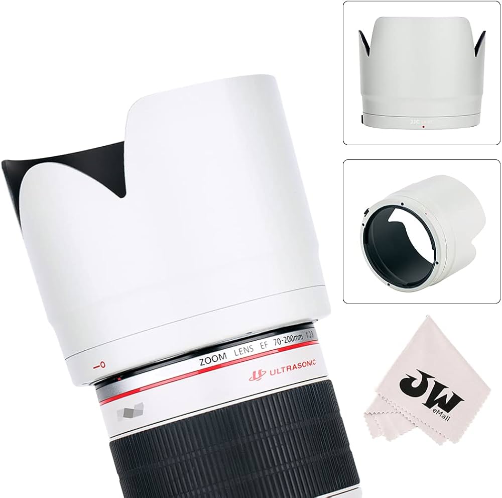 Amazon | JJC レンズフード 白 花形 Canon EF 70-200 f2.8l IS II USM
