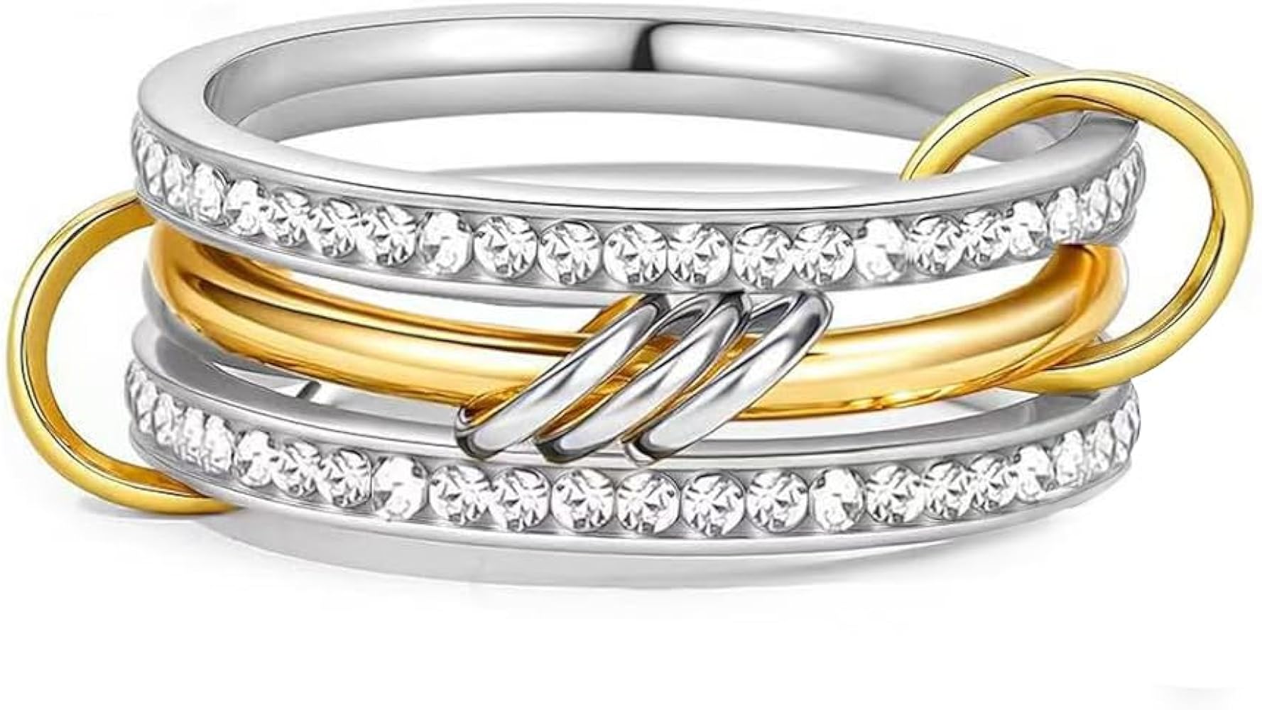 Amazon.com: ZHDHDQ Gold Stackable Rings for Women Non Tarnish