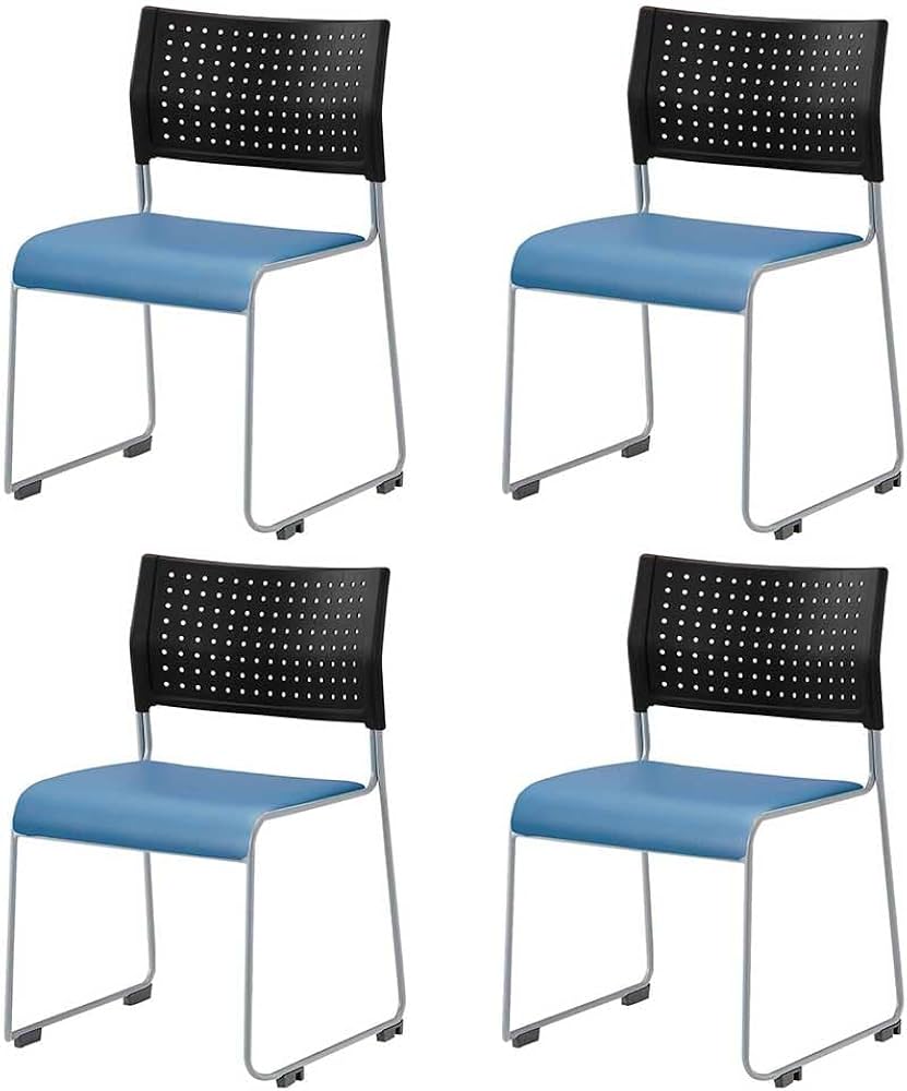 Amazon.co.jp: 【4脚セット】【背/樹脂 座/レザー】アイリスチトセ