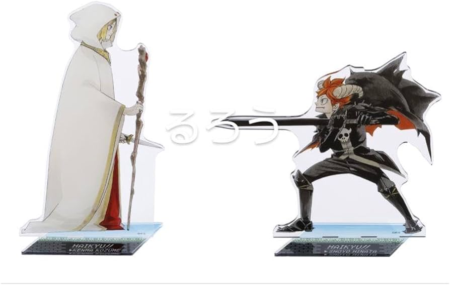 Amazon.co.jp: ハイキュー!! アクリルMEGAフィギュア 孤爪研磨 VS 日向