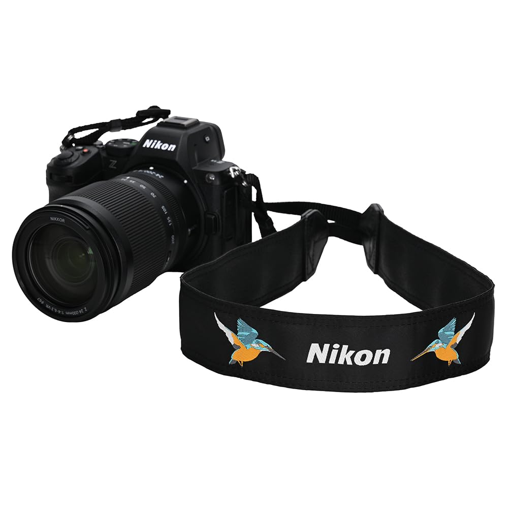 Amazon.co.jp: Nikon Camera Bird Strap (Wide) Kawasemi Black