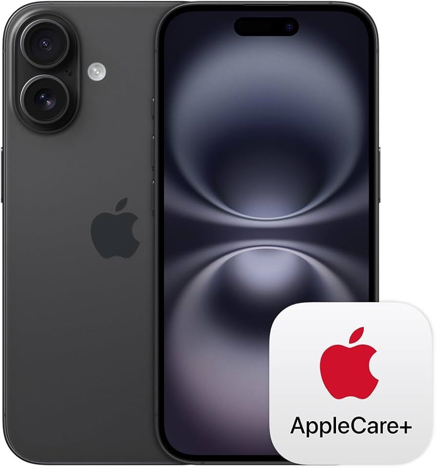 Amazon | Apple iPhone 16 (256 GB) - ブラック + 2年延長 AppleCare+
