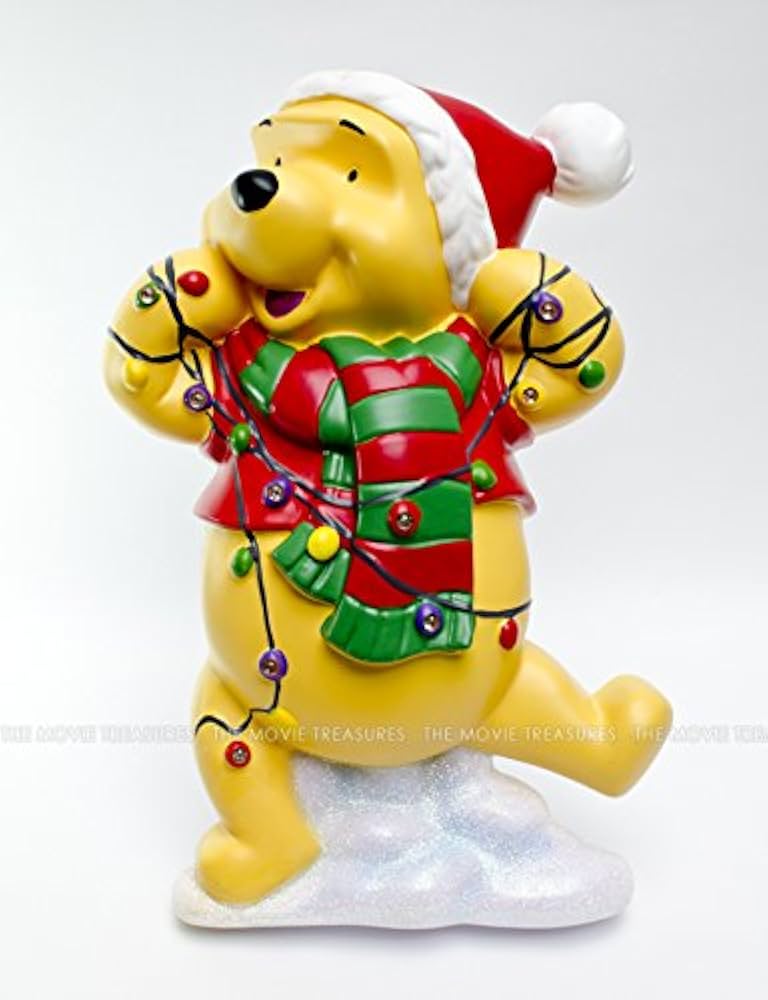 Amazon | [海外限定] ライトアップ ディズニー クリスマス サンタ くま