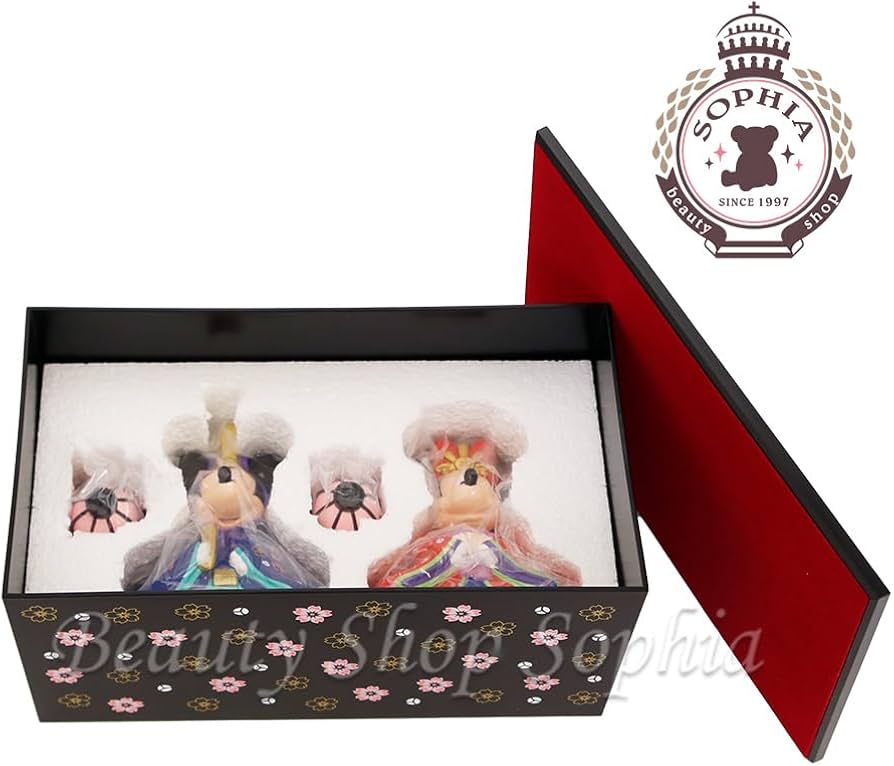 Amazon.co.jp: ミッキー＆ミニー ひな人形 台付きひな飾り 2024年最新