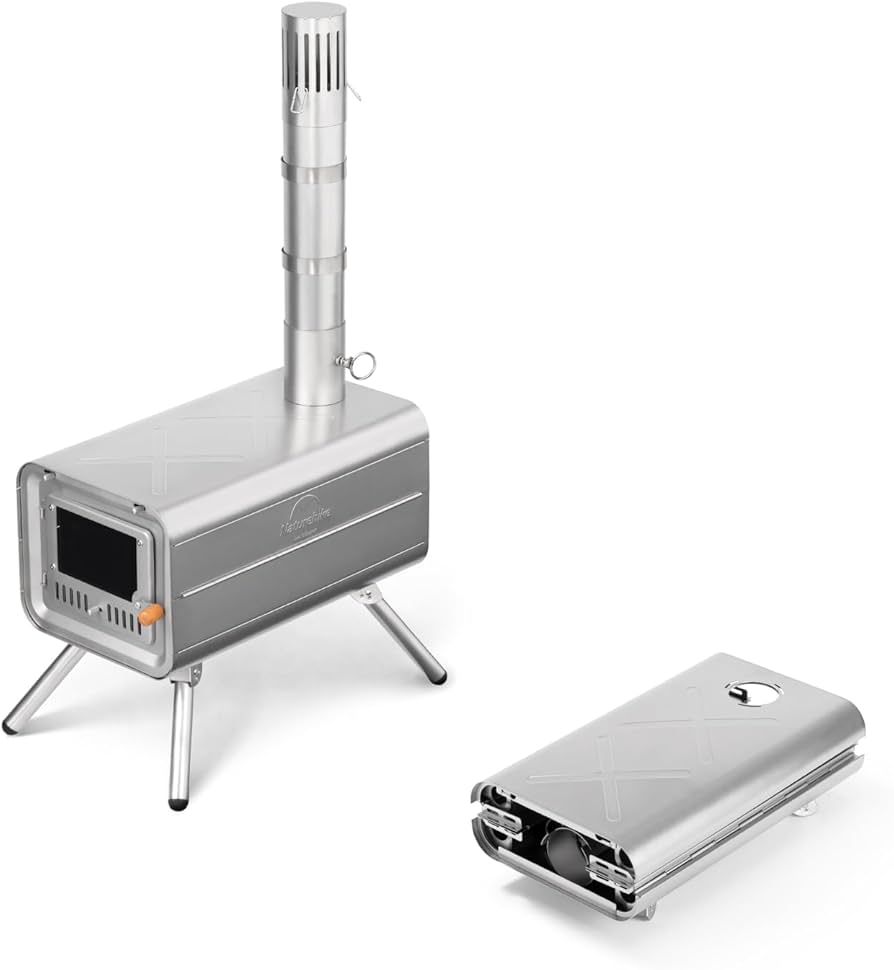 Amazon.co.jp: Naturehike キャンプ 薪ストーブ チタン 焚き火台